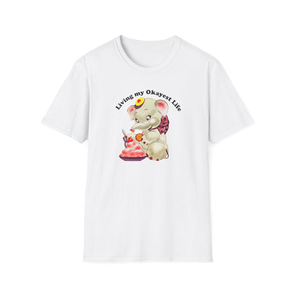 "Living My Okayest Life" Unisex Softstyle T-Shirt