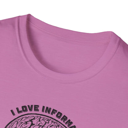 "I Love Information" Unisex Softstyle T-shirt