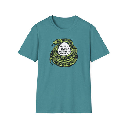 Talent Trapped in Poverty / Social Justice : Unisex Softstyle T-shirt