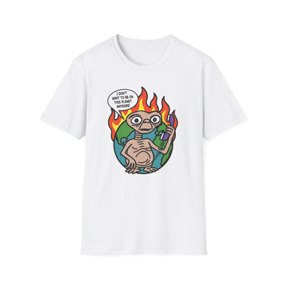 Retro 80's Pop Culture / Phone Home Unisex Softstyle Tee