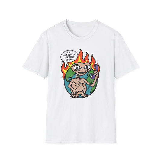 Retro 80's Pop Culture / Phone Home Unisex Softstyle Tee