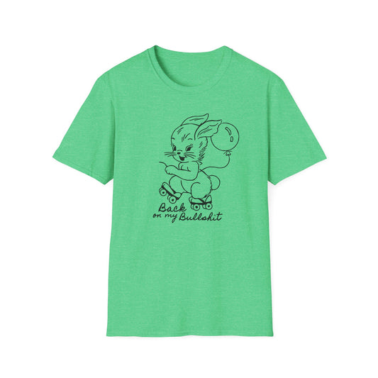 "Back on My Bullshit" Chaos Bunny Unisex T-shirt