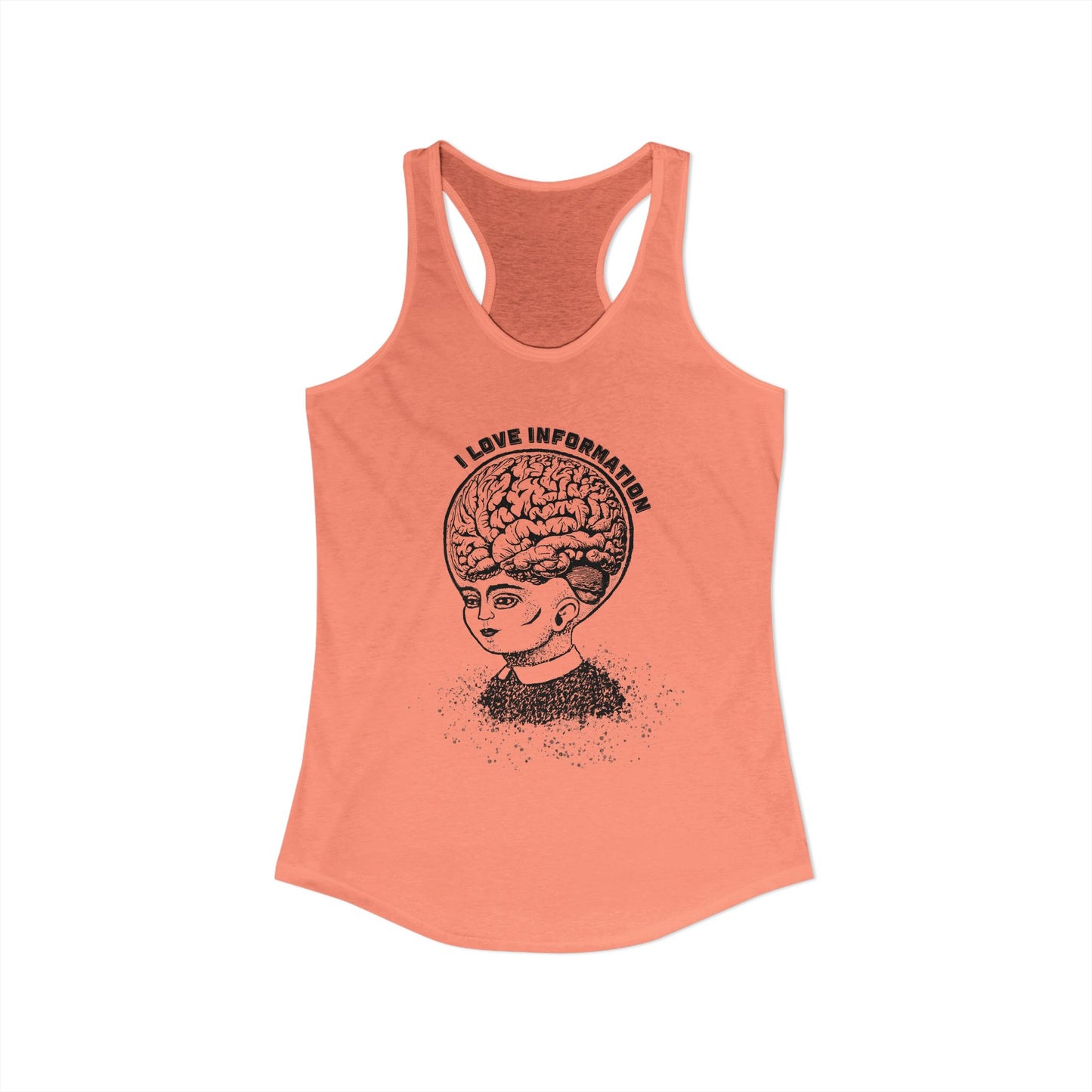 I Love Information : Women's Softstyle Tank Top