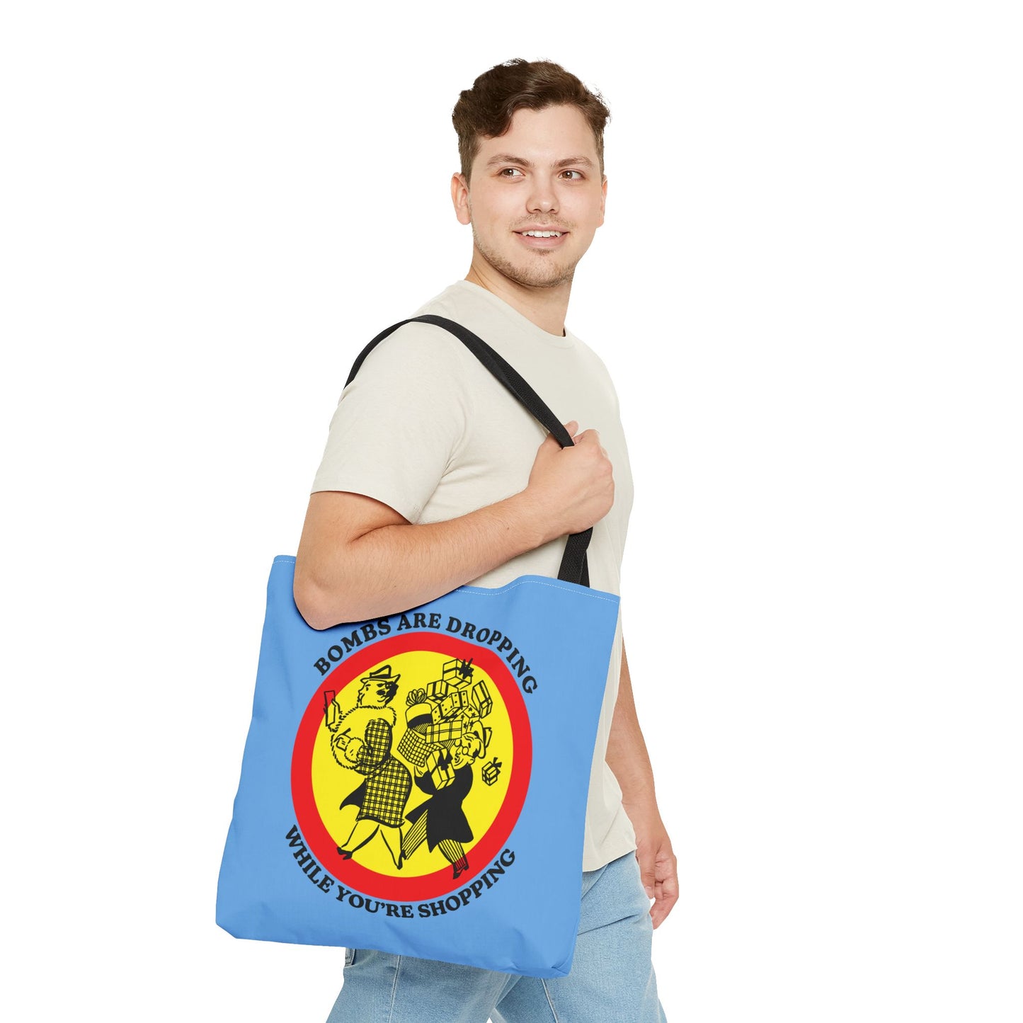 Bombs are Dropping : Shopping Tote Bag