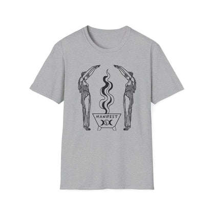 Feminist Witchy Vibes / Occult MANIFEST : Unisex Softstyle T-Shirt