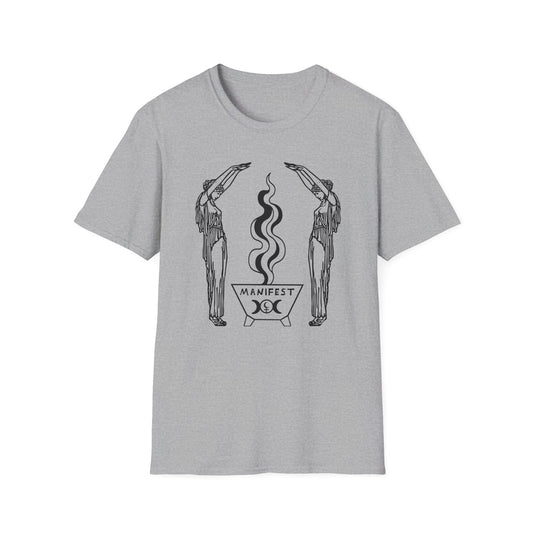 Feminist Witchy Vibes / Occult MANIFEST : Unisex Softstyle T-Shirt