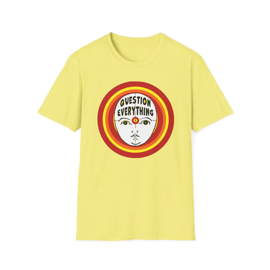 Question Everything : Unisex Softstyle T-Shirt