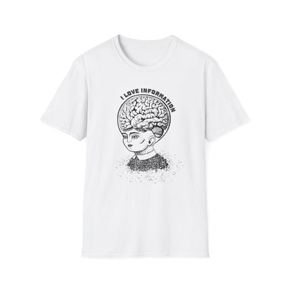 "I Love Information" Unisex Softstyle T-shirt