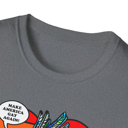 Make America Gay Again! : Unisex Softstyle T-shirt