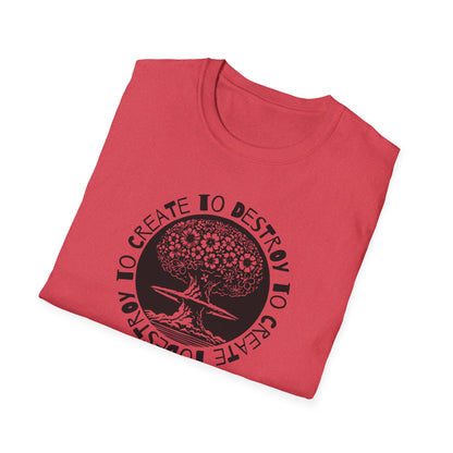 “Destroy to Create” Unisex Softstyle T-Shirt