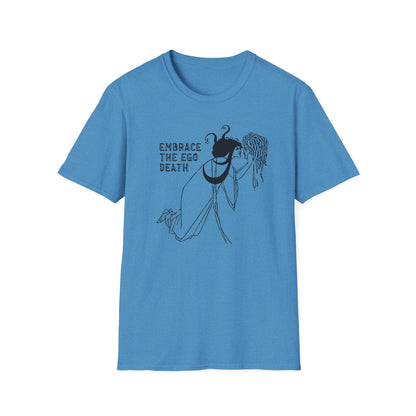 Embrace the Ego Death : Unisex Softstyle T-Shirt - Perfect for Self-Discovery and Mindfulness