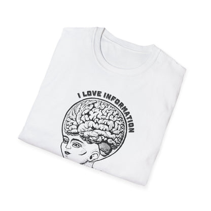 "I Love Information" Unisex Softstyle T-shirt