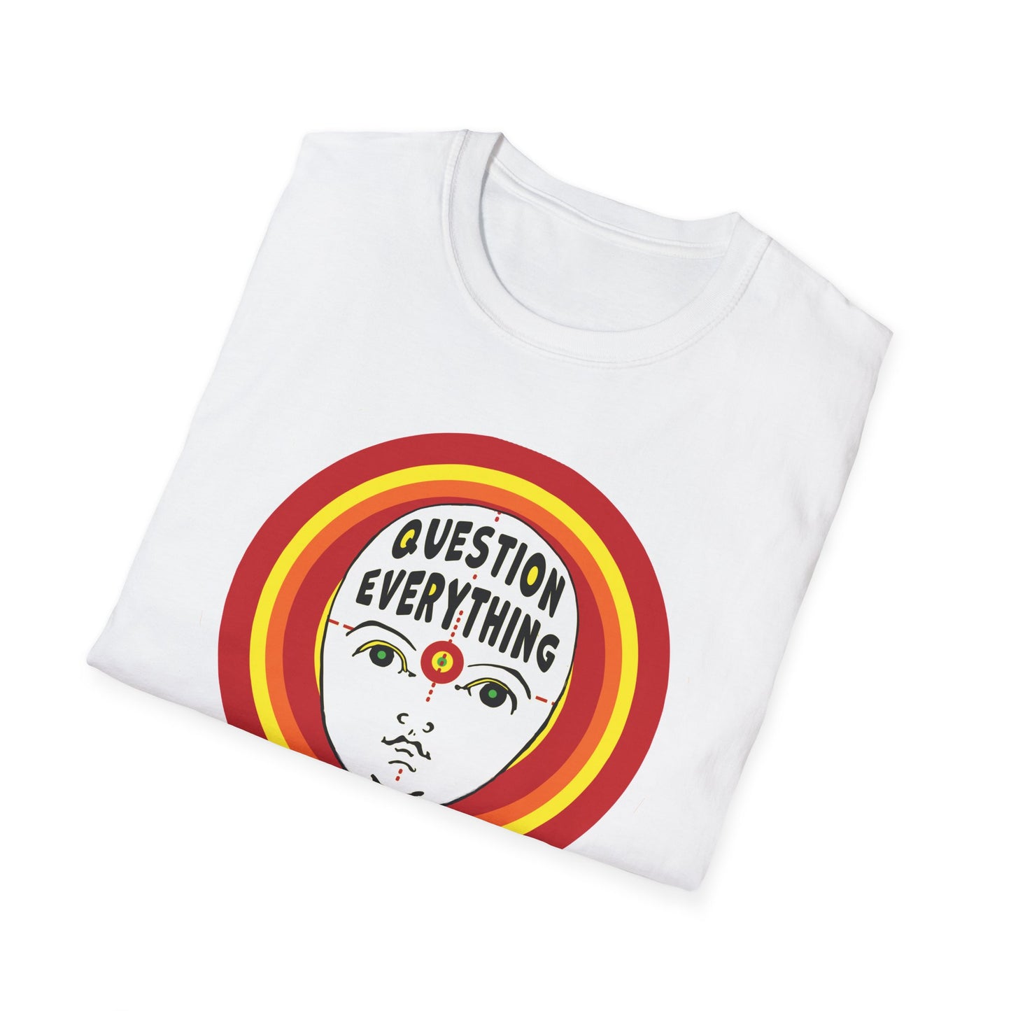 Question Everything : Unisex Softstyle T-Shirt