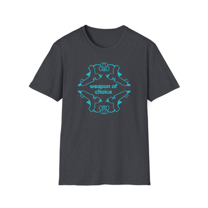 "Glue Gun - Weapon of Choice" Unisex Softstyle Tee