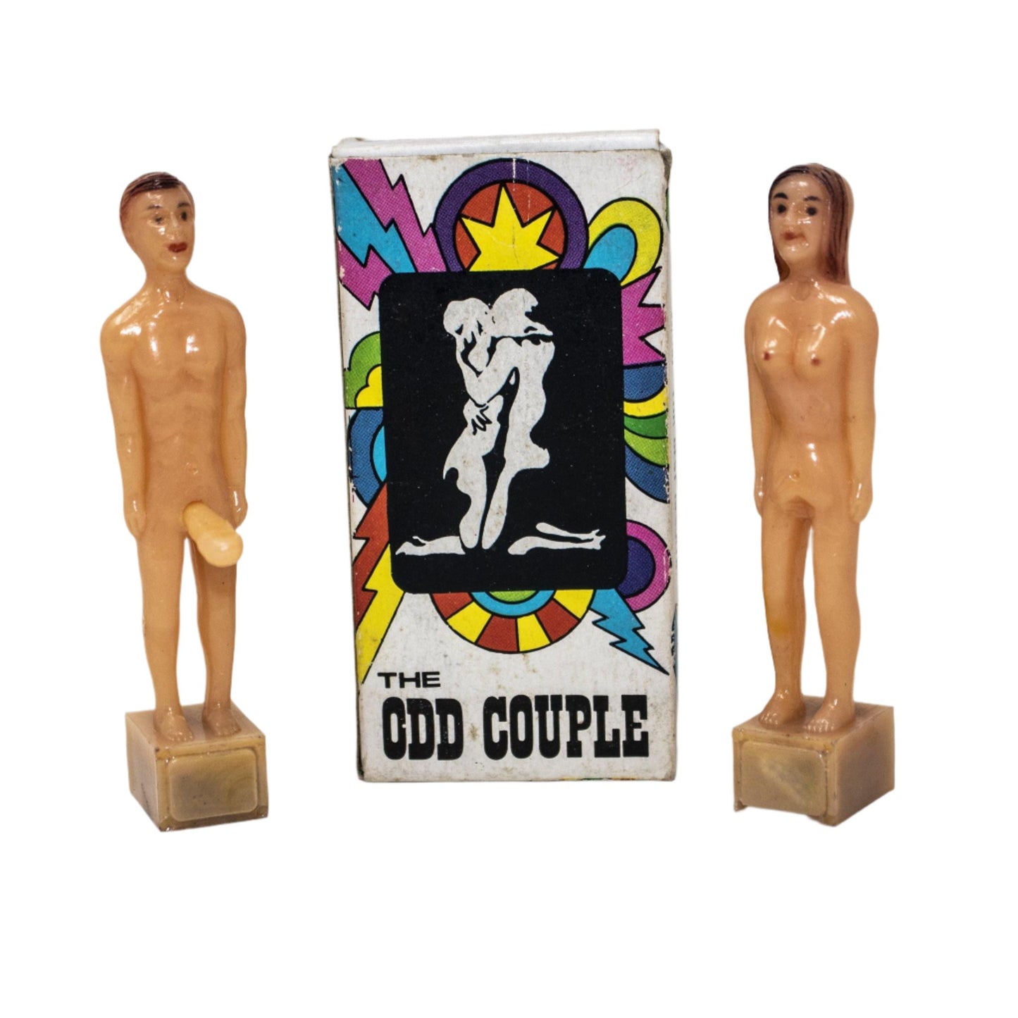 Vintage 1970's era Adult Novelty Item "The Odd Couple" - Curio Memento