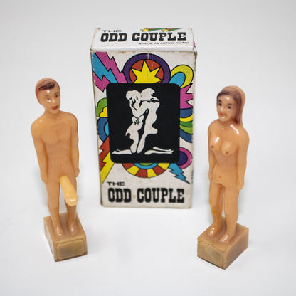 Vintage 1970's era Adult Novelty Item "The Odd Couple" - Curio Memento