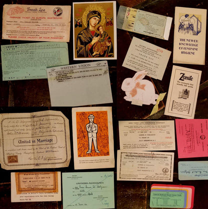 100+ Pc Vintage Ephemera Pack! Great for Inspiration, Art Therapy, Junk Journals, Art Journals, Collage, Scrapbooking, Card Making and More! - Curio Memento