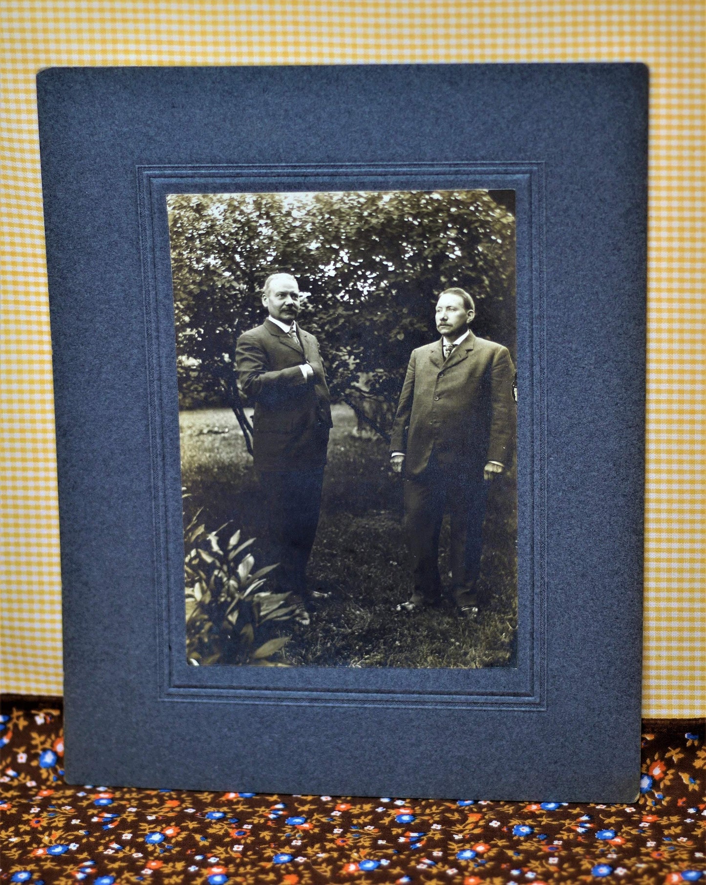 Lot of 5 Large Cabinet Cards Featuring Victorian family - Curio Memento