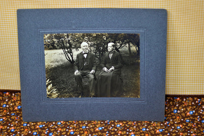 Lot of 5 Large Cabinet Cards Featuring Victorian family - Curio Memento