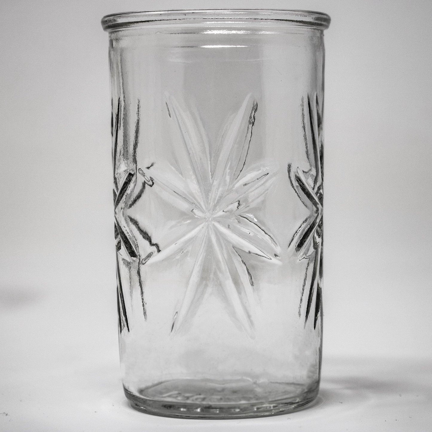 Set of 5 Atomic MCM Starburst Anchor Hocking Glass Juice Tumblers - Curio Memento